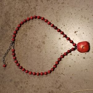 Red necklace